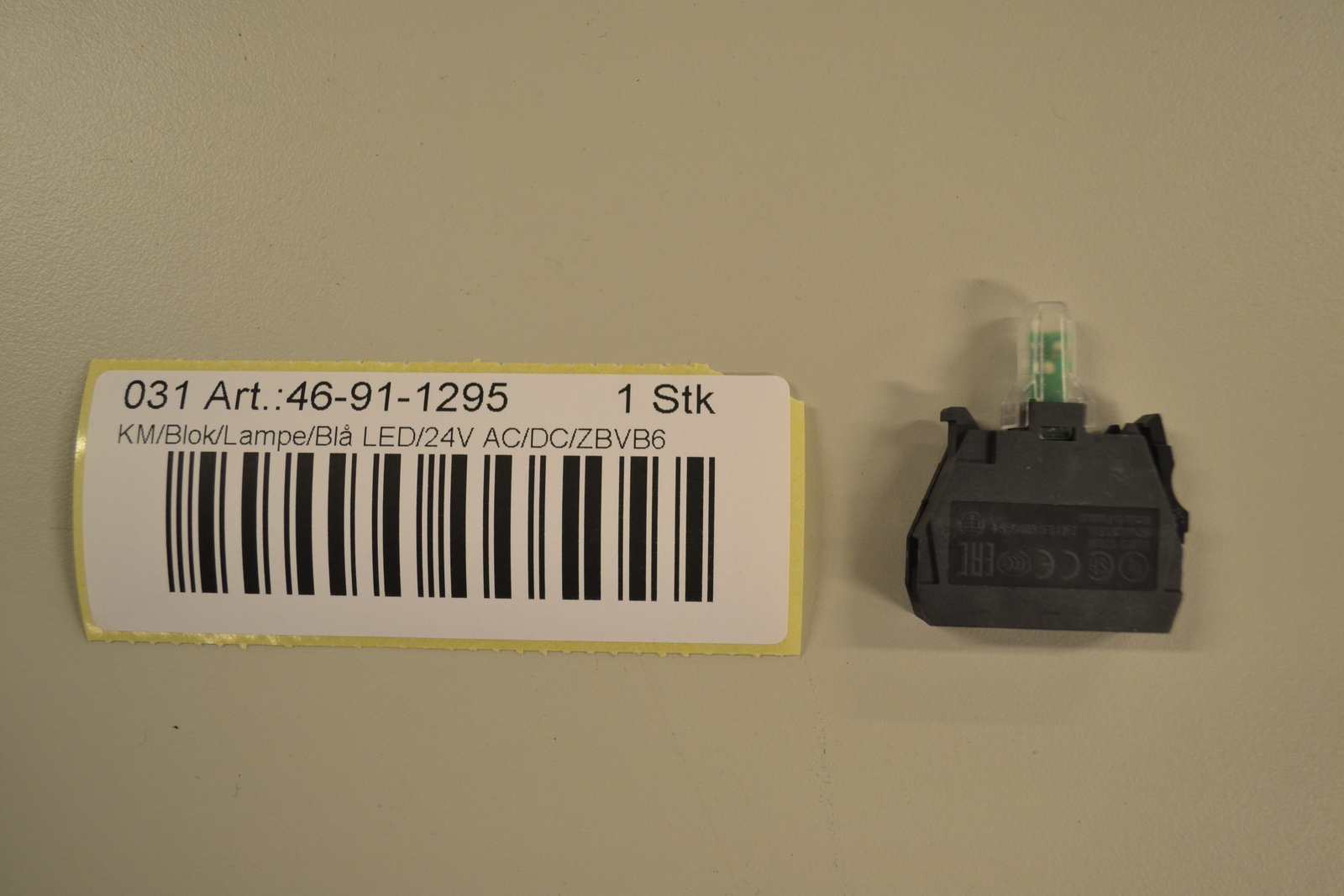 KM/Blok/Lamp/LED blue/24V AC/DC ZBVB6